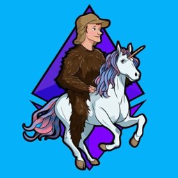 believe in somETHing 🦄🩵 logo