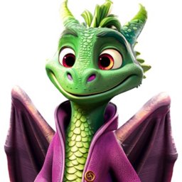 Toly the dragon | LP Revoke and Burned logo